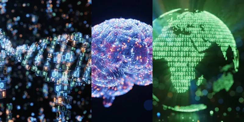 3D Holographic Tech Loops Videos generated by undefined