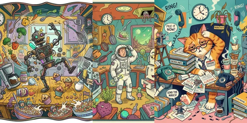 Weird Quirky Illustrations