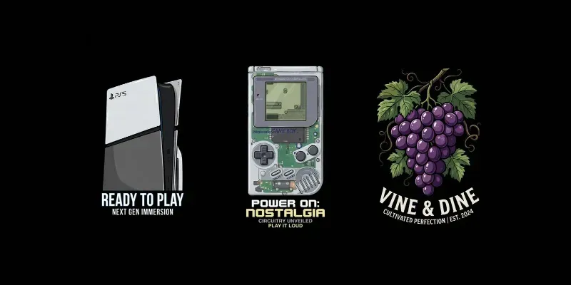 Flat Vector Editorial Tshirt Designs