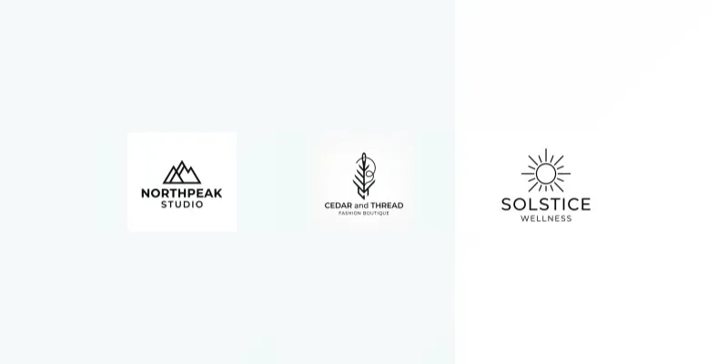 Minimalist Brand Logos generated by undefined