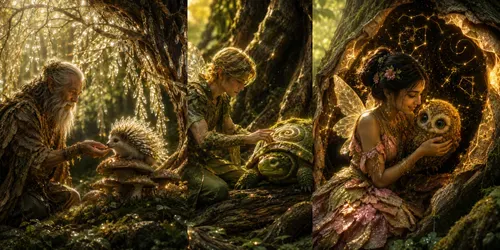 Forest Fairies Blooms generated by chatgpt-image