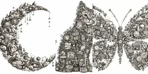 Hidden World Silhouette Art generated by chatgpt-image