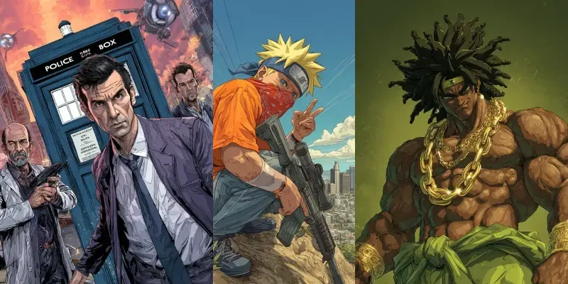 Gta 5 Comic Cartoon Pop Cultures generated by undefined
