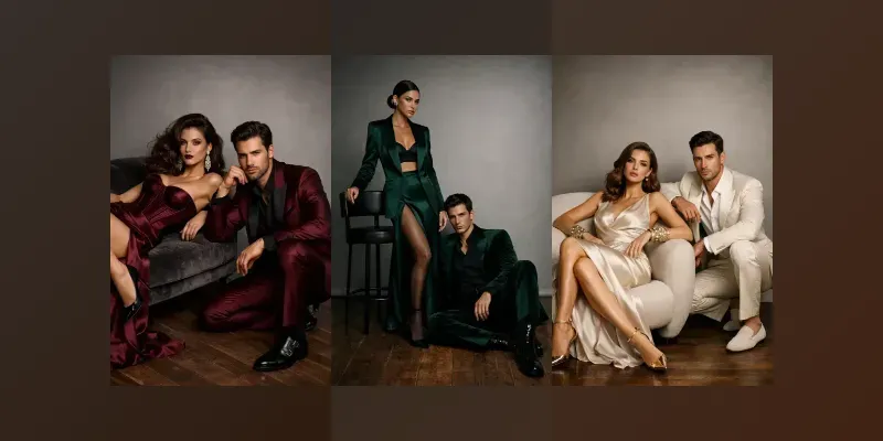 Fashion Couple Portraits generated by undefined