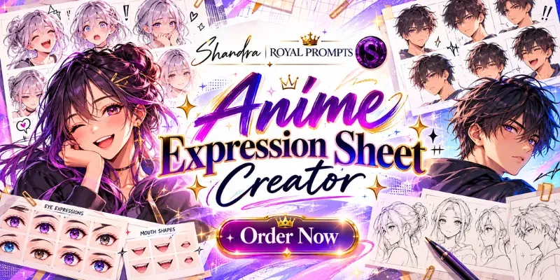 Anime Expression Sheet Creator Expert
