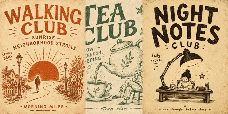 Daily Ritual Club Posters generated by undefined