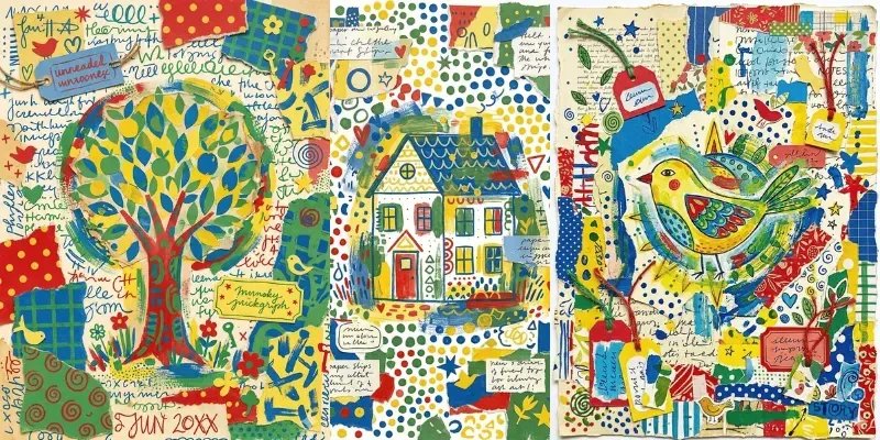 Dotted Naive Junk Journals Colorful generated by undefined