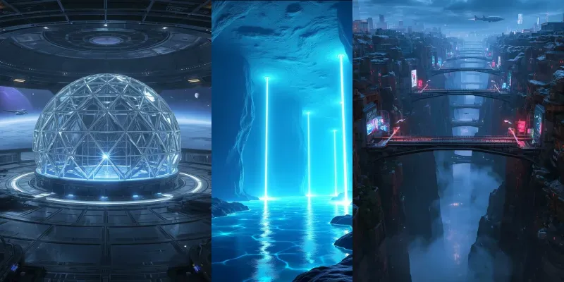 Highdetail Scifi Worlds 8K generated by undefined