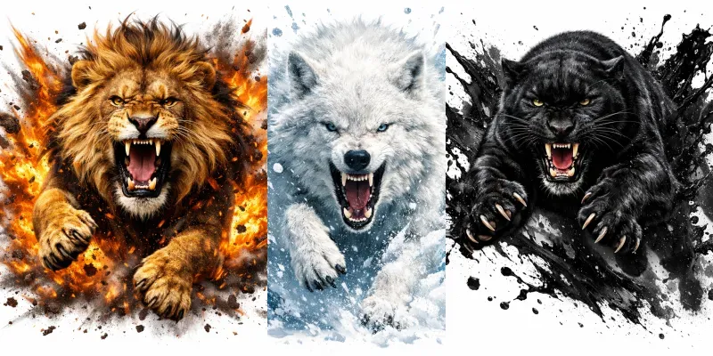 Elemental Animal Splash Art generated by undefined