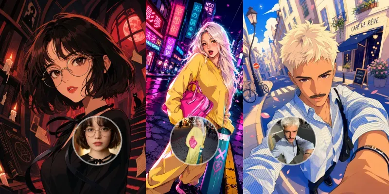 Anime Warpvision Stylized Characters generated by undefined