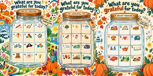 Thanksgiving Gratitude Jar Pages generated by chatgpt-image