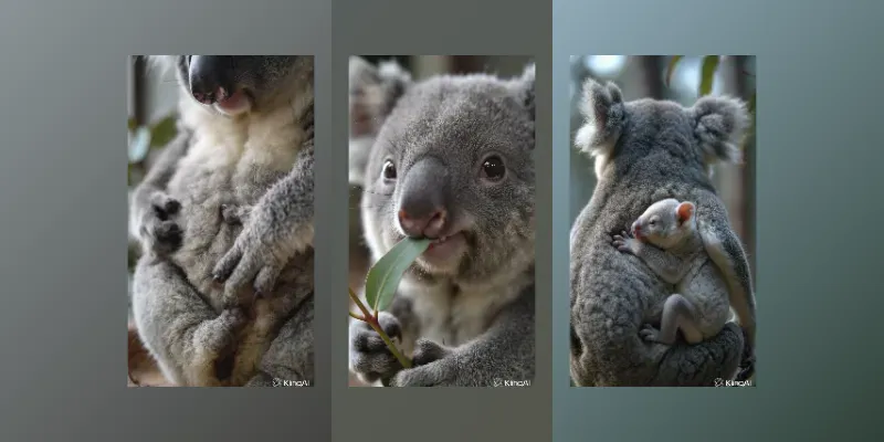 Fluffy Koala ASMR Videos generated by undefined