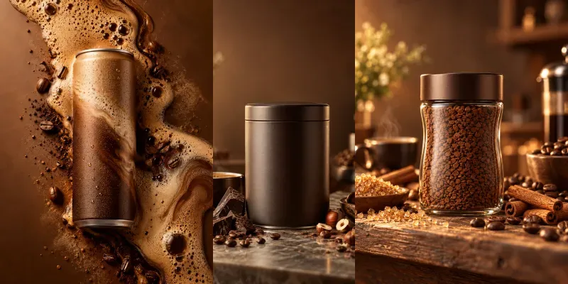 Coffee Product Advertising Scenes
