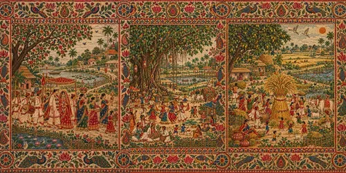 Nakshi Heritage Stories generated by chatgpt-image