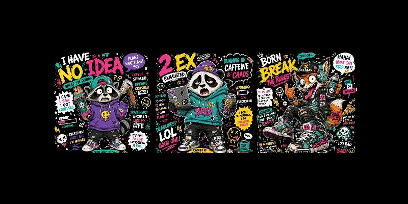 Chaos Cartoon Mascot Designs generated by undefined