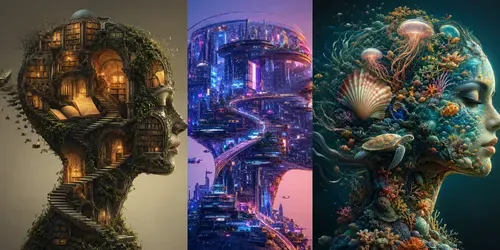 Surreal Concept Portrait Art Collections generated by chatgpt-image