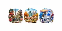 Vintage Travel Sticker Sets chatgpt-image prompt mini thumbnail