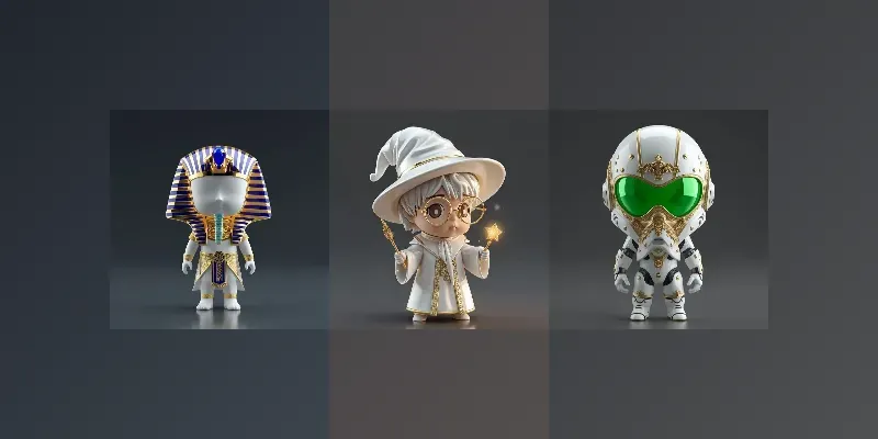 Luxury 3D Popculture Chibi Figures generated by undefined