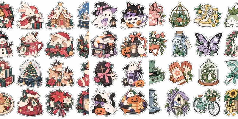 Pastel Pop Sticker Sheets