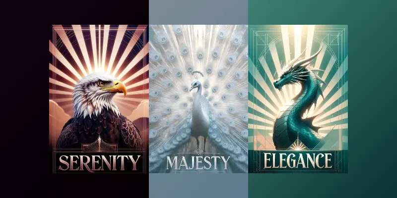 Luxury Art Deco Animal Poster Generator generated by undefined