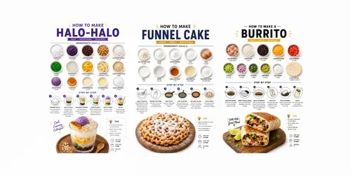 Infographicstyle Recipe Designs generated by chatgpt-image