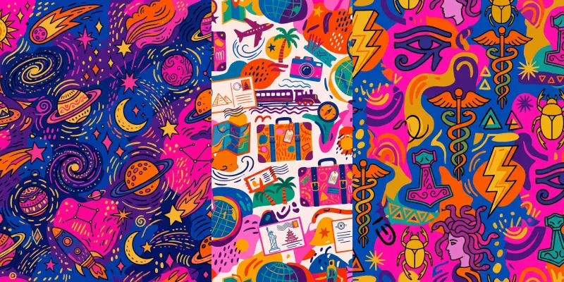 Bold Abstract Patterns generated by undefined