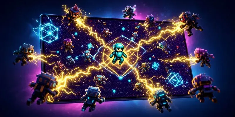 Pixel Lightning Roguelite Game Builder