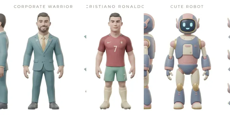 3D Matte Claystyle Mini Characters generated by undefined