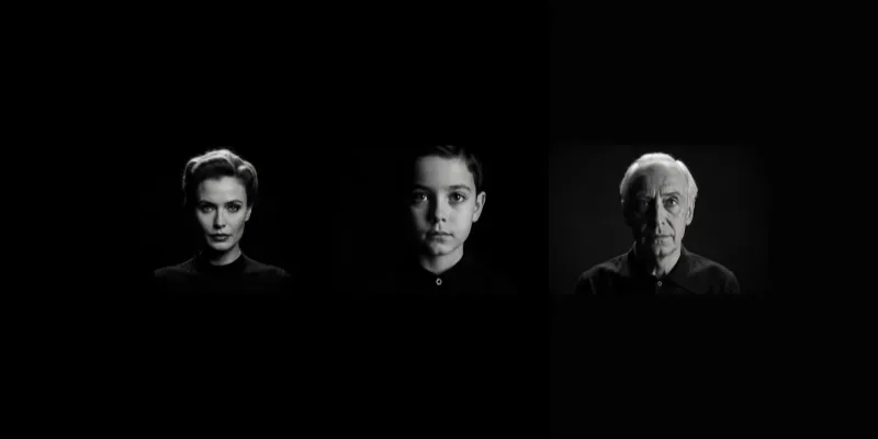 Fine Art Black White Portrait Films generated by undefined