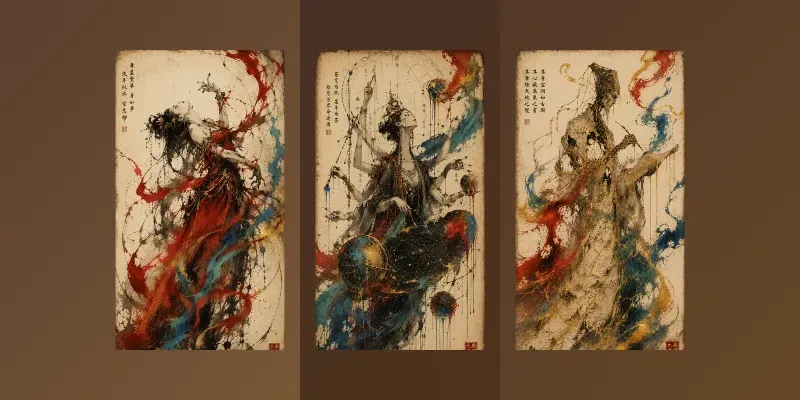 Kinetic Ink And Living Color generated by undefined