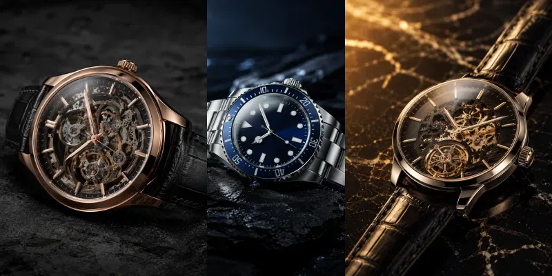 Premium Luxury Watch Advertisement Prompts generated by undefined