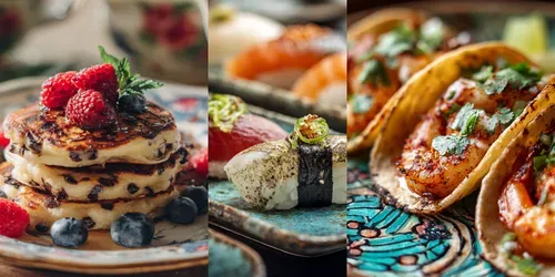 Food Closeup Templates Cookbook Style generated by midjourney