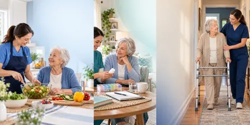 Senior Care Service Ad Visuals generated by chatgpt-image