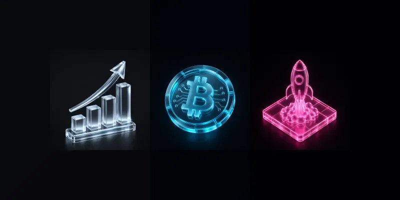 Generate Elite 3d Glassmorphic Icons generated by undefined