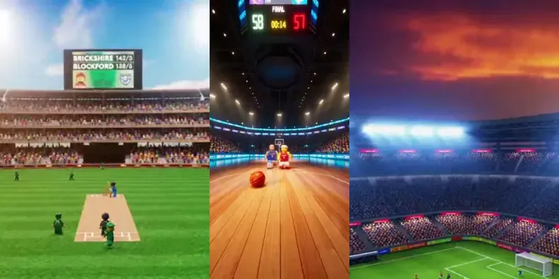 Lego Sports Action Videos generated by undefined