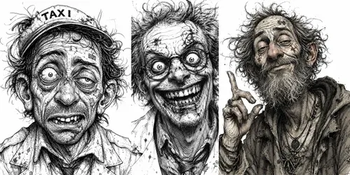 Grimy Cartoon Portrait Generator generated by chatgpt-image