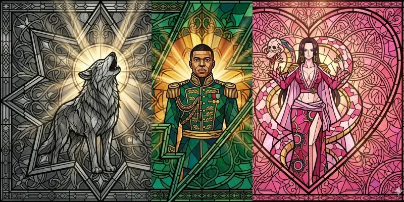 Anything To Stained Glass Generator generated by undefined