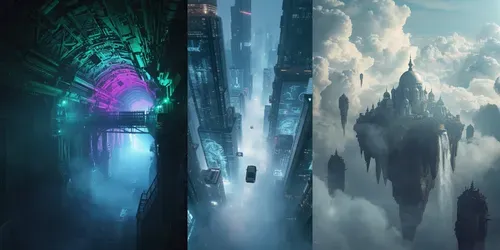 Futuristic City Photography generated by leonardo