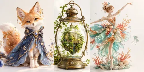 Whimsical Fantasy Collectibles generated by chatgpt-image