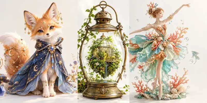 Whimsical Fantasy Collectibles generated by undefined