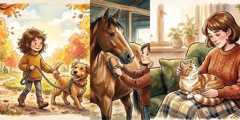 Heartwarming Pet Moments generated by undefined