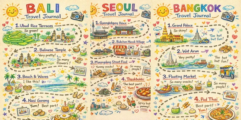 Crayon Travel Journal Maps generated by undefined