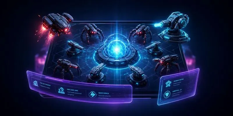 Corefall Scifi Tower Defense Game