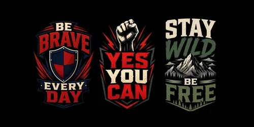 Bold Motivational Printondemands generated by chatgpt-image