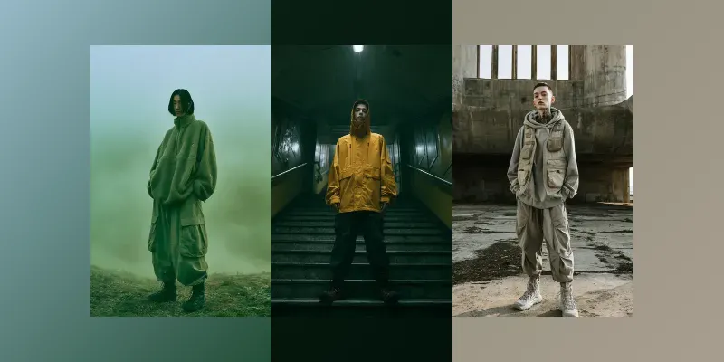 Cinematic Gorpcore Streetwear generated by undefined