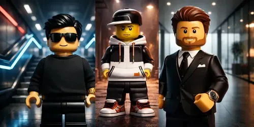 Lego Cinematic Characters generated by chatgpt-image