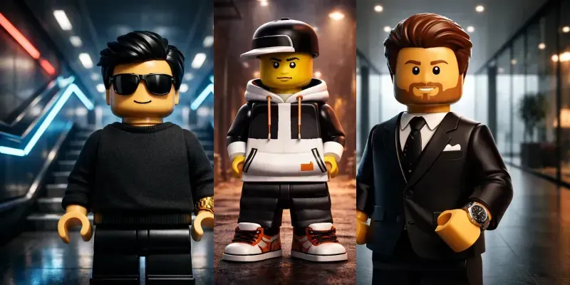 Lego Cinematic Characters generated by undefined