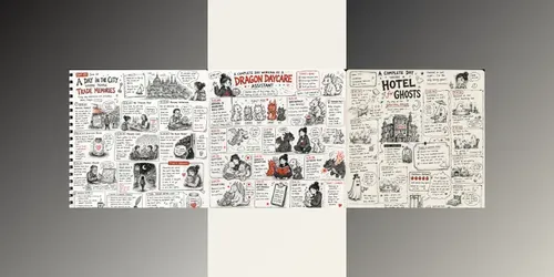 Handdrawn Story Journal Generator generated by chatgpt-image