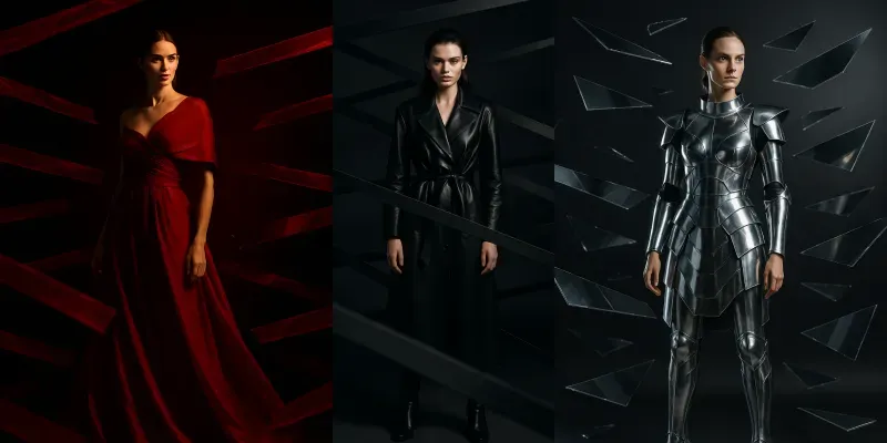 Cinematic Studio Fashion Photography generated by undefined