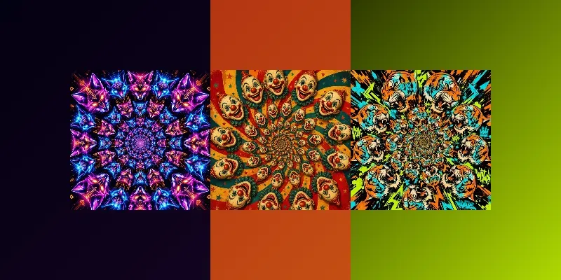 Viral Hypnotic Spiral Character Art generated by undefined